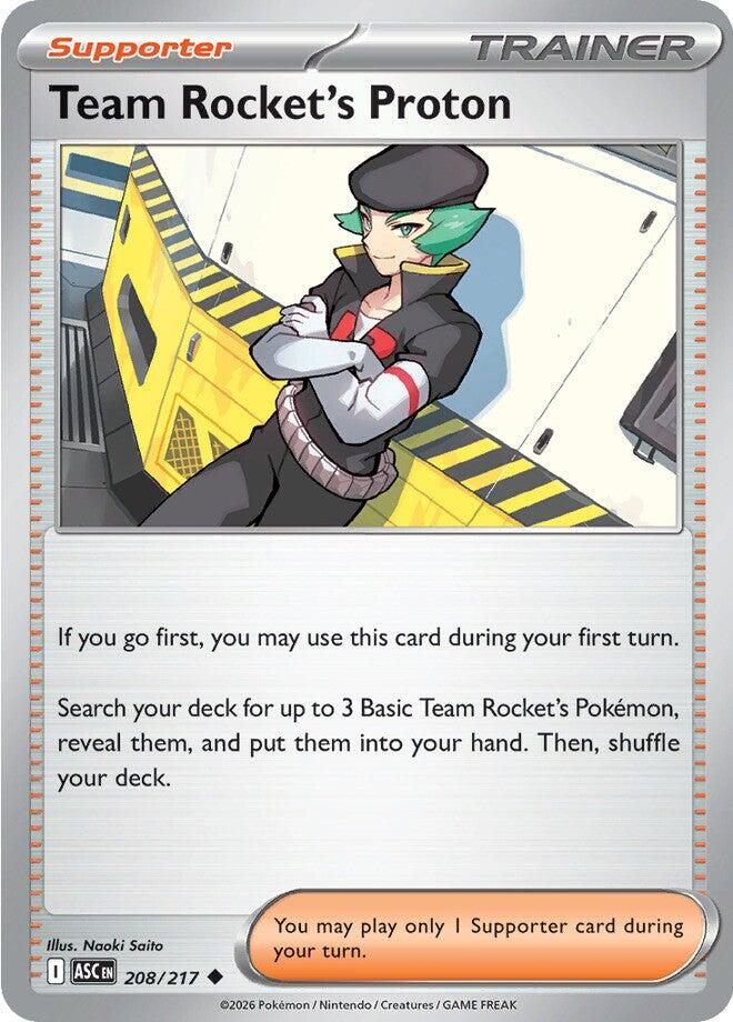 Team Rocket's Proton (208/217) [Mega Evolution: Ascended Heroes] | Gear Gaming Bentonville