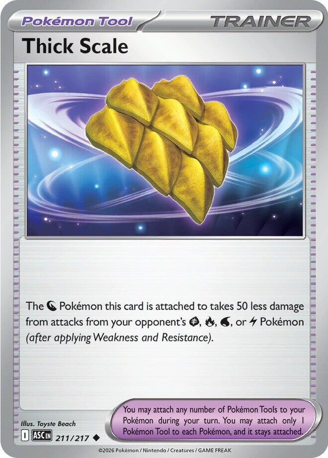 Thick Scale (211/217) [Mega Evolution: Ascended Heroes] | Gear Gaming Bentonville