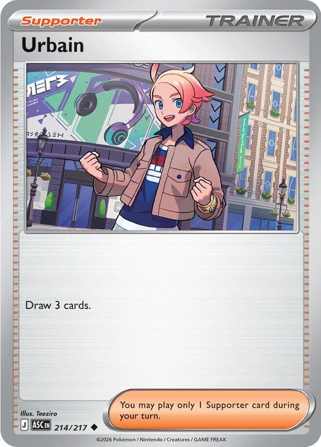 Urbain (214/217) [Mega Evolution: Ascended Heroes] | Gear Gaming Bentonville