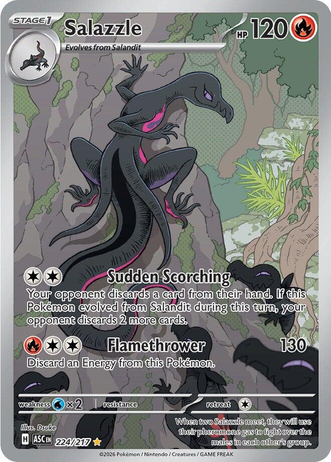 Salazzle (224/217) [Mega Evolution: Ascended Heroes] | Gear Gaming Bentonville