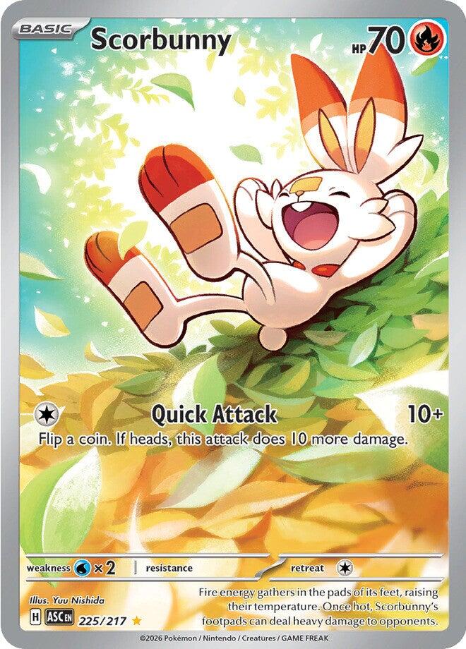 Scorbunny (225/217) [Mega Evolution: Ascended Heroes] | Gear Gaming Bentonville