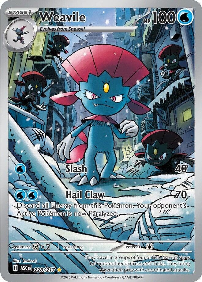 Weavile (228/217) [Mega Evolution: Ascended Heroes] | Gear Gaming Bentonville