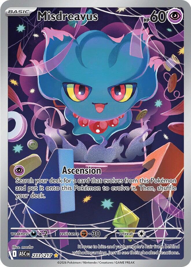 Misdreavus (233/217) [Mega Evolution: Ascended Heroes] | Gear Gaming Bentonville
