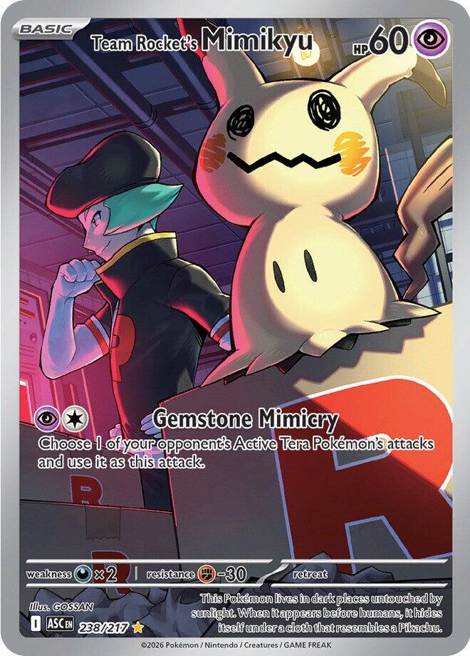 Team Rocket's Mimikyu (238/217) [Mega Evolution: Ascended Heroes] | Gear Gaming Bentonville