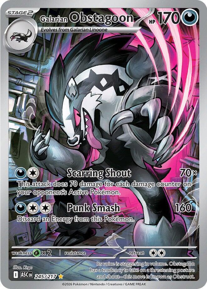 Galarian Obstagoon (245/217) [Mega Evolution: Ascended Heroes] | Gear Gaming Bentonville
