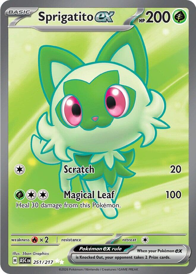 Sprigatito ex (251/217) [Mega Evolution: Ascended Heroes] | Gear Gaming Bentonville