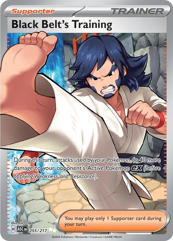 Black Belt's Training (255/217) [Mega Evolution: Ascended Heroes] | Gear Gaming Bentonville