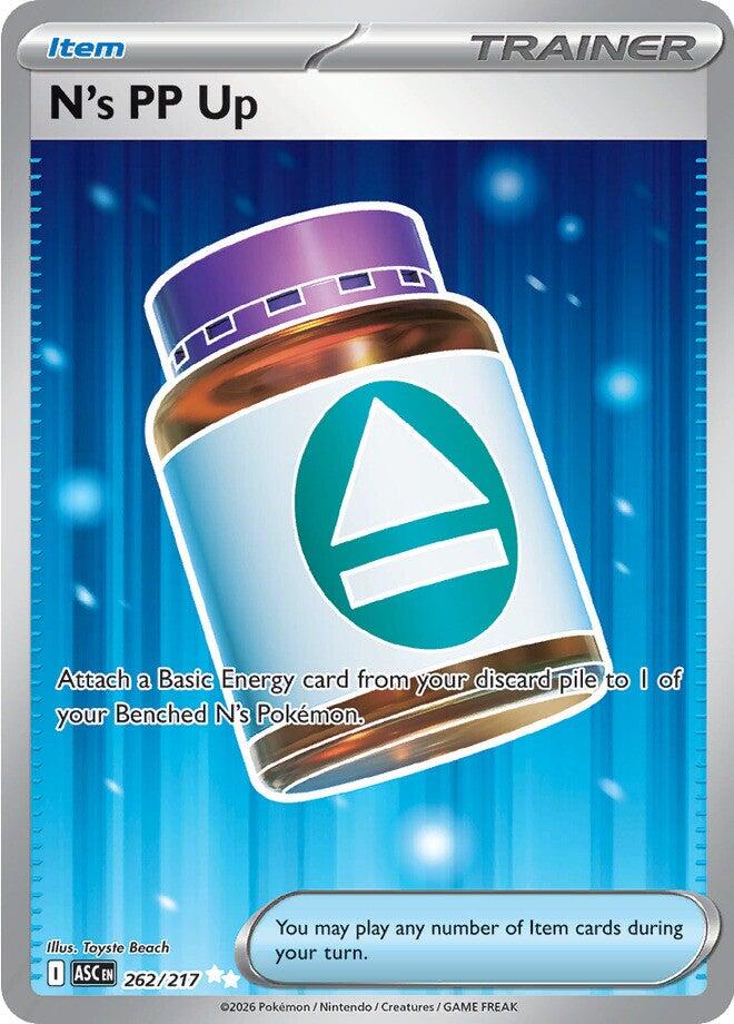 N's PP Up (262/217) [Mega Evolution: Ascended Heroes] | Gear Gaming Bentonville