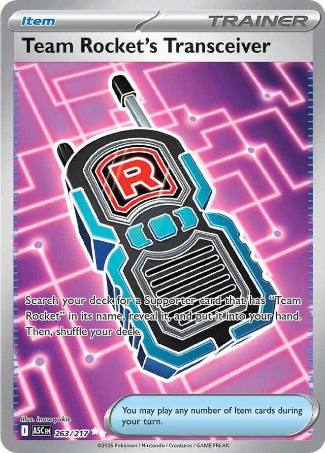 Team Rocket's Transceiver (263/217) [Mega Evolution: Ascended Heroes] | Gear Gaming Bentonville