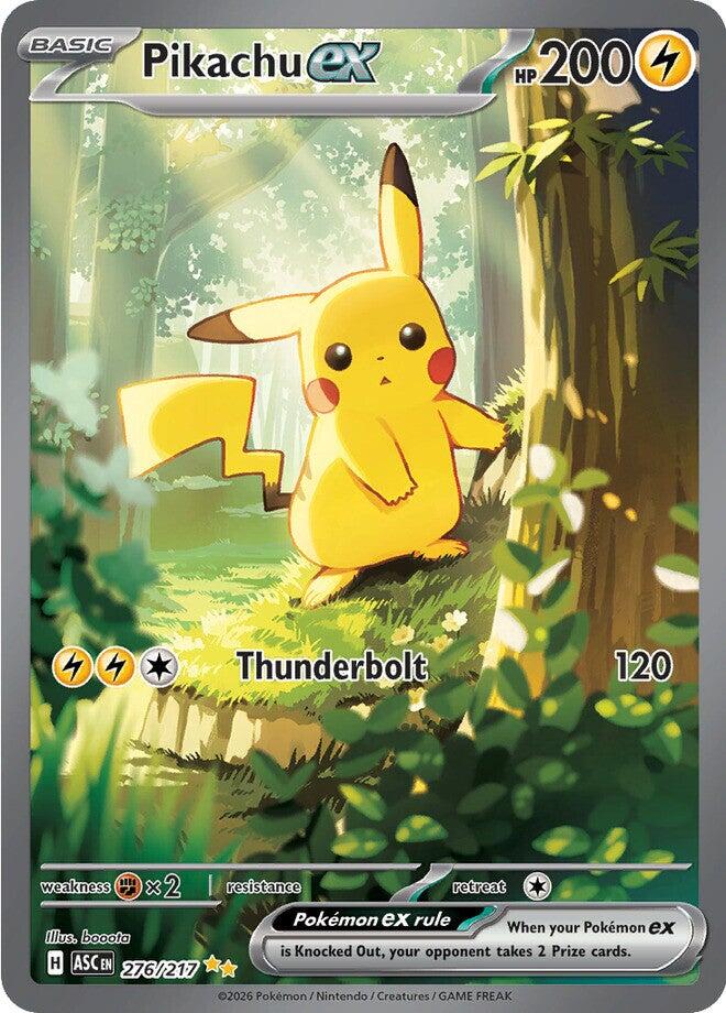 Pikachu ex (276/217) [Mega Evolution: Ascended Heroes] | Gear Gaming Bentonville