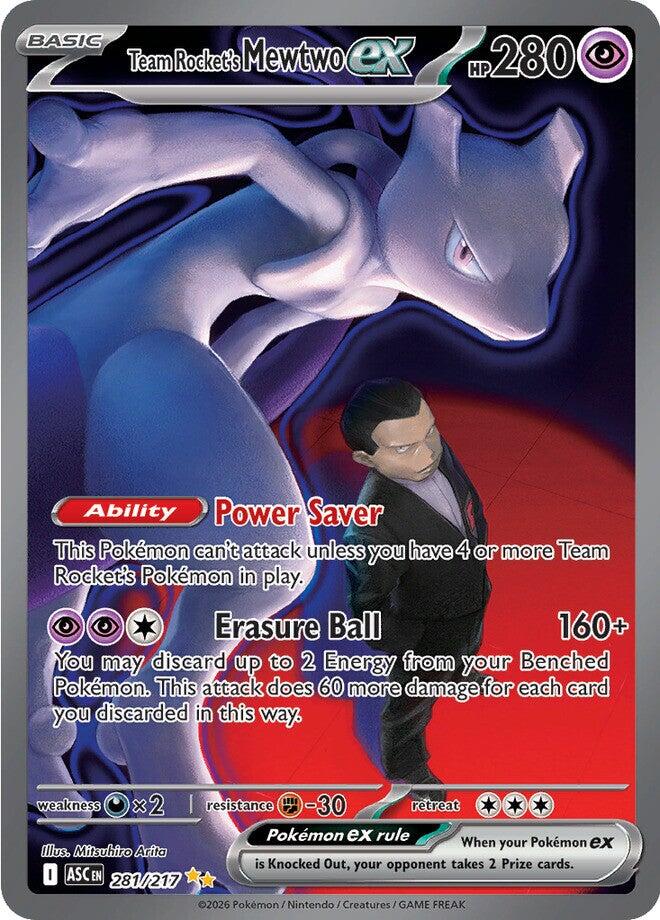 Team Rocket's Mewtwo ex (281/217) [Mega Evolution: Ascended Heroes] | Gear Gaming Bentonville