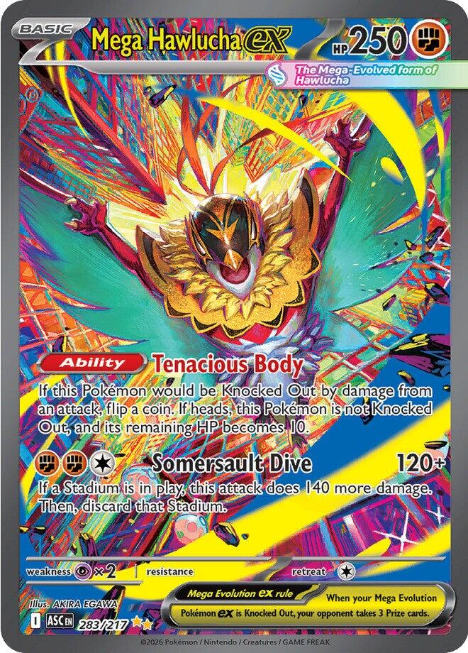 Mega Hawlucha ex (283/217) [Mega Evolution: Ascended Heroes] | Gear Gaming Bentonville