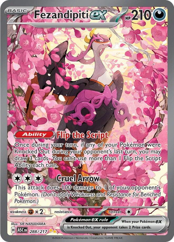 Fezandipiti ex (288/217) [Mega Evolution: Ascended Heroes] | Gear Gaming Bentonville