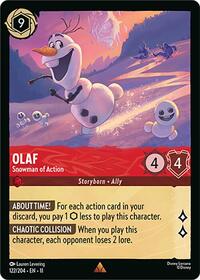 Olaf - Snowman of Action (122/204) [Winterspell] | Gear Gaming Bentonville