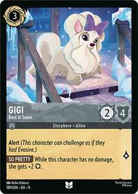 Gigi - Best in Snow (189/204) [Winterspell] | Gear Gaming Bentonville