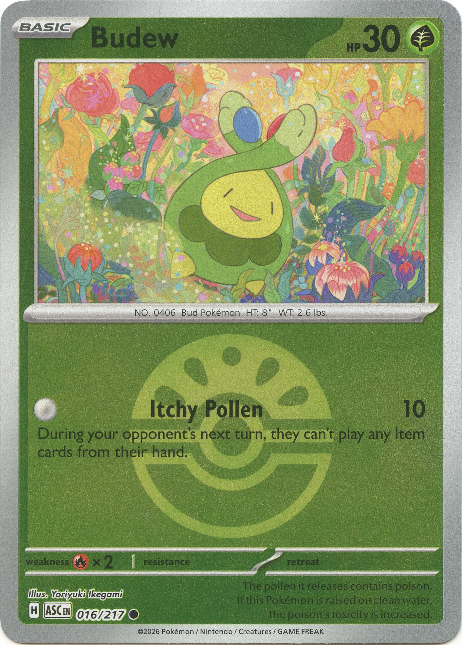 Budew (016/217) (Friend Ball) [Mega Evolution: Ascended Heroes] | Gear Gaming Bentonville