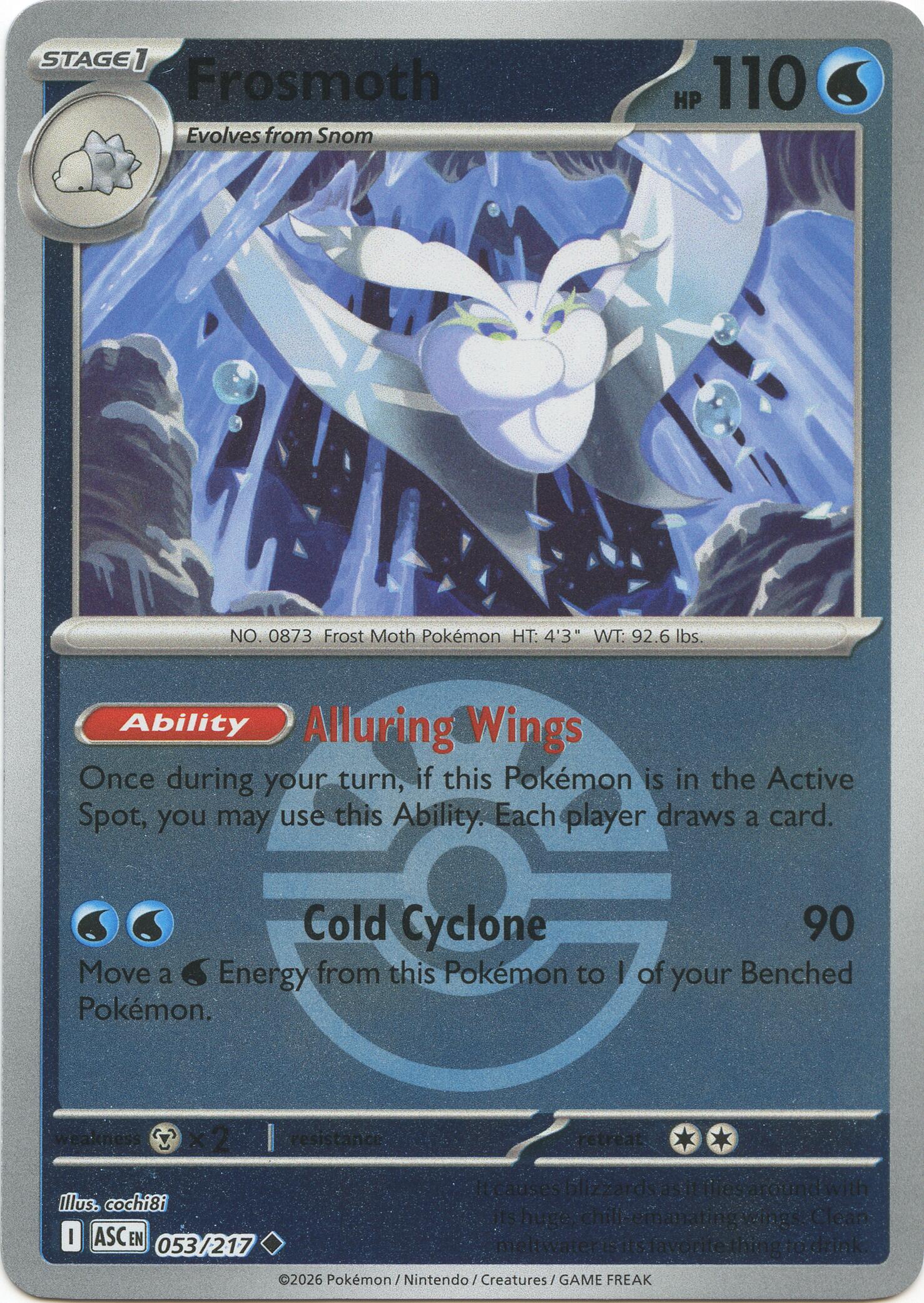 Frosmoth (053/217) (Friend Ball) [Mega Evolution: Ascended Heroes] | Gear Gaming Bentonville