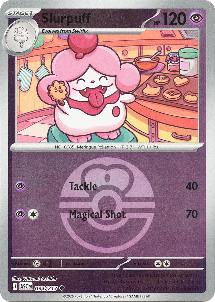 Slurpuff (094/217) (Love Ball) [Mega Evolution: Ascended Heroes] | Gear Gaming Bentonville