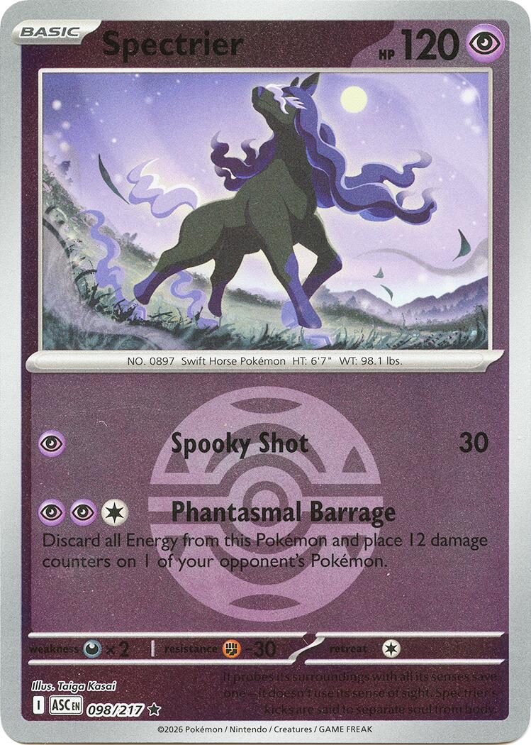 Spectrier (098/217) (Dusk Ball) [Mega Evolution: Ascended Heroes] | Gear Gaming Bentonville