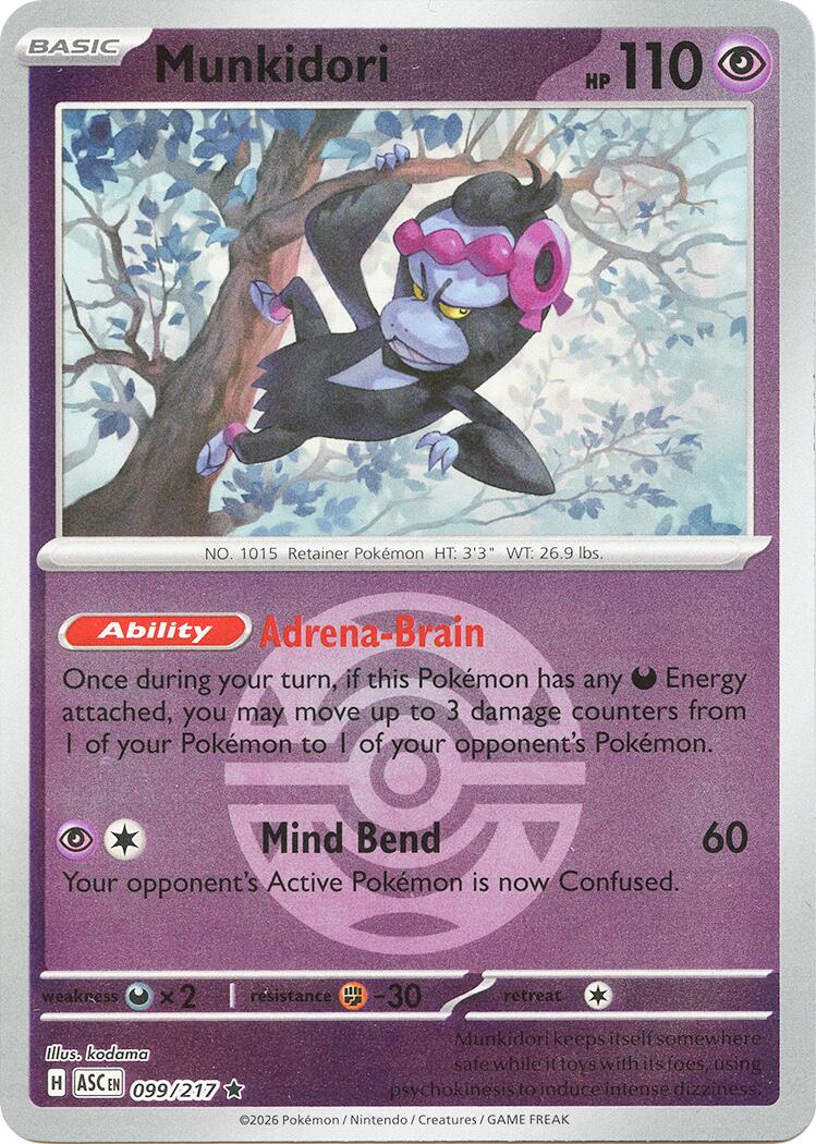 Munkidori (099/217) (Dusk Ball) [Mega Evolution: Ascended Heroes] | Gear Gaming Bentonville