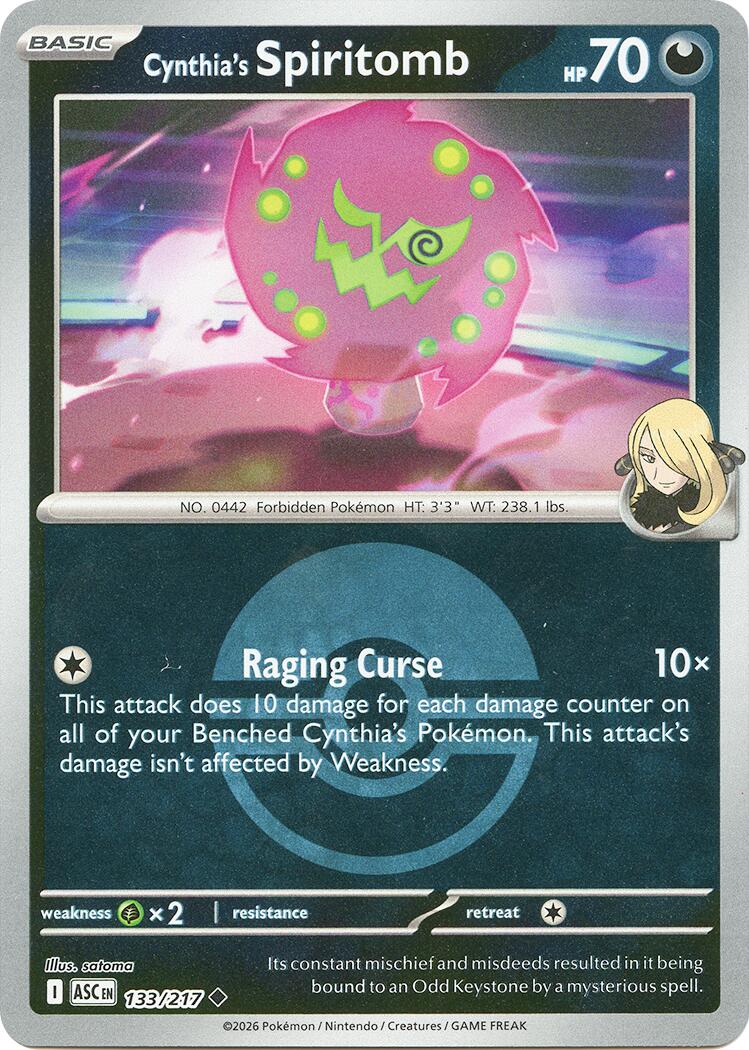 Cynthia's Spiritomb (133/217) (Poke Ball) [Mega Evolution: Ascended Heroes] | Gear Gaming Bentonville