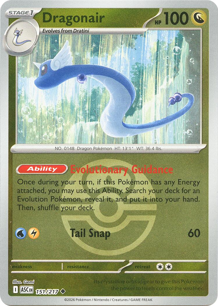 Dragonair (151/217) (Love Ball) [Mega Evolution: Ascended Heroes] | Gear Gaming Bentonville