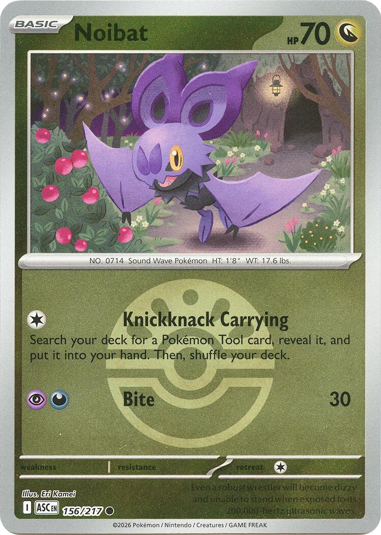 Noibat (156/217) (Friend Ball) [Mega Evolution: Ascended Heroes] | Gear Gaming Bentonville