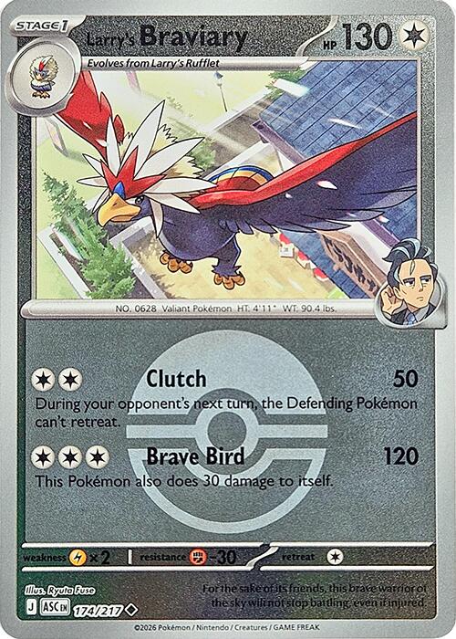Larry's Braviary (174/217) (Poke Ball) [Mega Evolution: Ascended Heroes] | Gear Gaming Bentonville