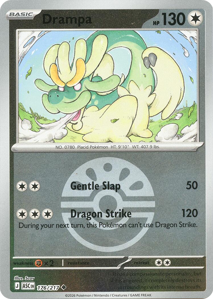 Drampa (176/217) (Friend Ball) [Mega Evolution: Ascended Heroes] | Gear Gaming Bentonville