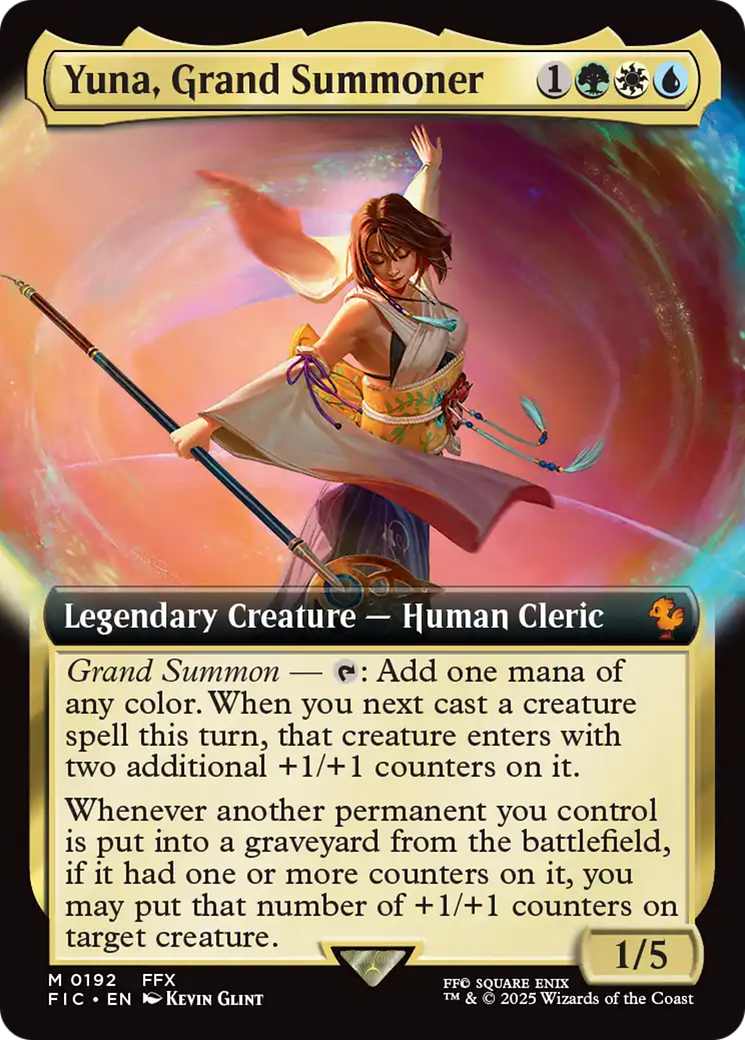 Yuna, Grand Summoner (Extended Art) [FINAL FANTASY Commander] | Gear Gaming Bentonville