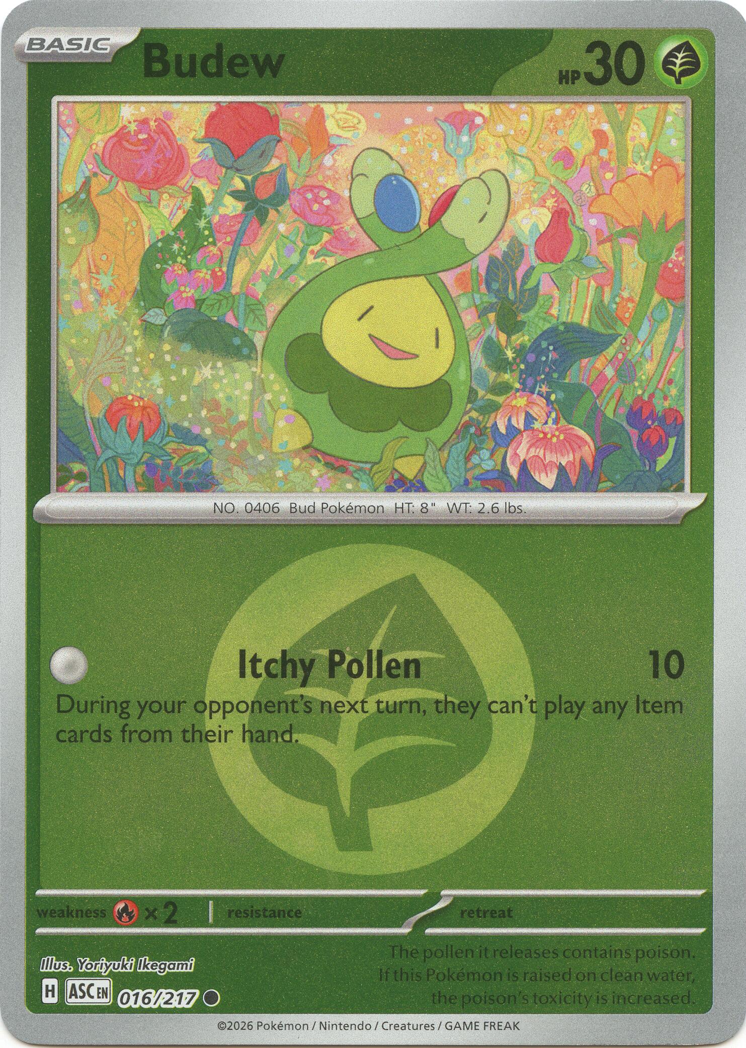 Budew (016/217) (Energy Symbol Pattern) [Mega Evolution: Ascended Heroes] | Gear Gaming Bentonville