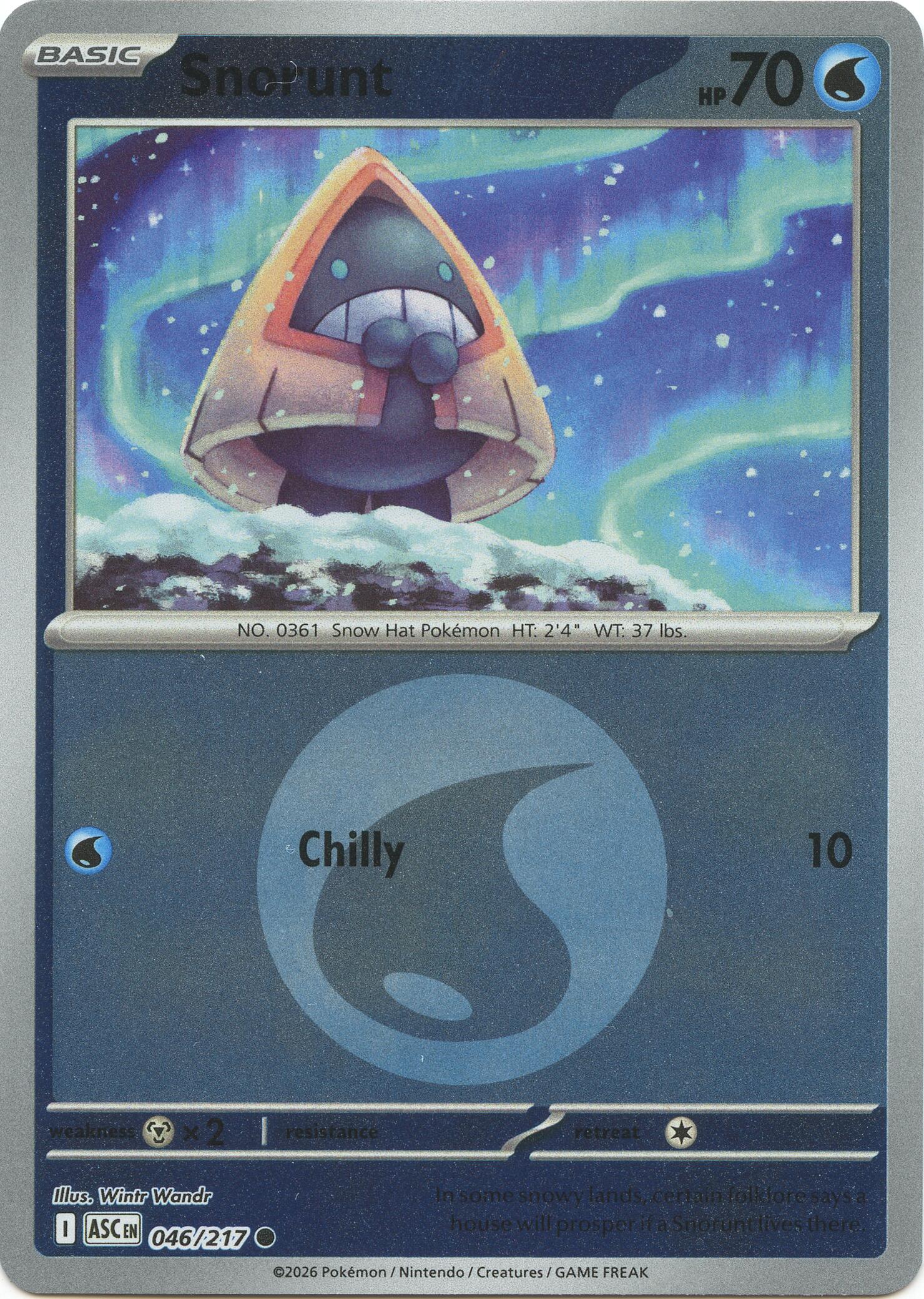 Snorunt (046/217) (Energy Symbol Pattern) [Mega Evolution: Ascended Heroes] | Gear Gaming Bentonville