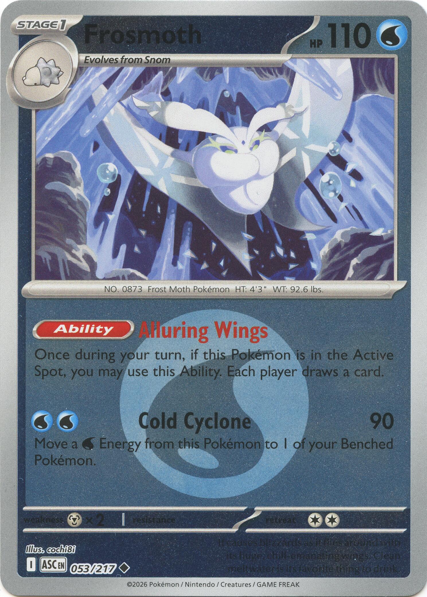 Frosmoth (053/217) (Energy Symbol Pattern) [Mega Evolution: Ascended Heroes] | Gear Gaming Bentonville
