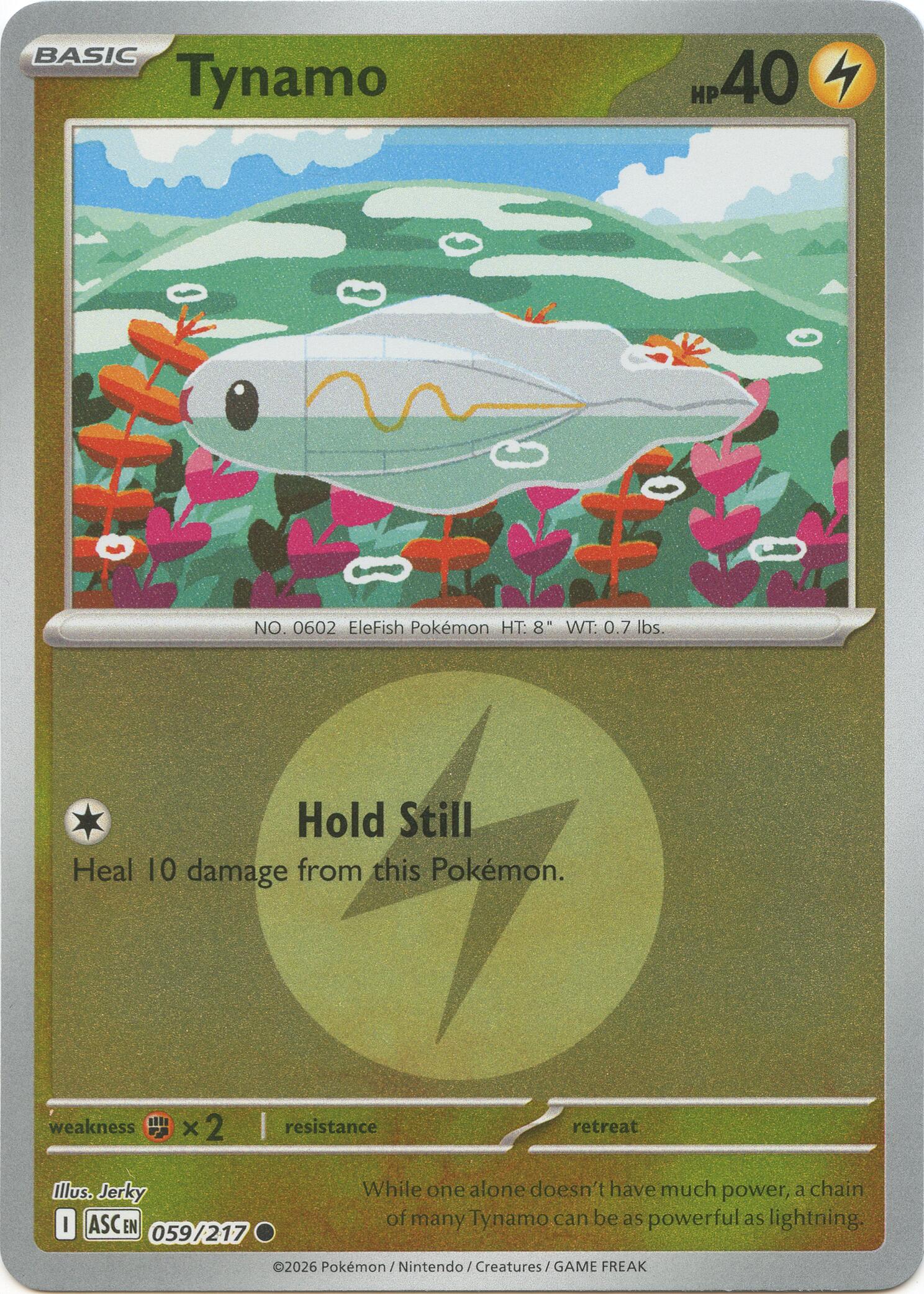 Tynamo (059/217) (Energy Symbol Pattern) [Mega Evolution: Ascended Heroes] | Gear Gaming Bentonville