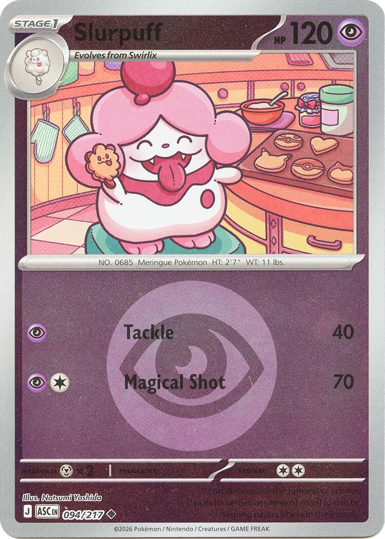 Slurpuff (094/217) (Energy Symbol Pattern) [Mega Evolution: Ascended Heroes] | Gear Gaming Bentonville