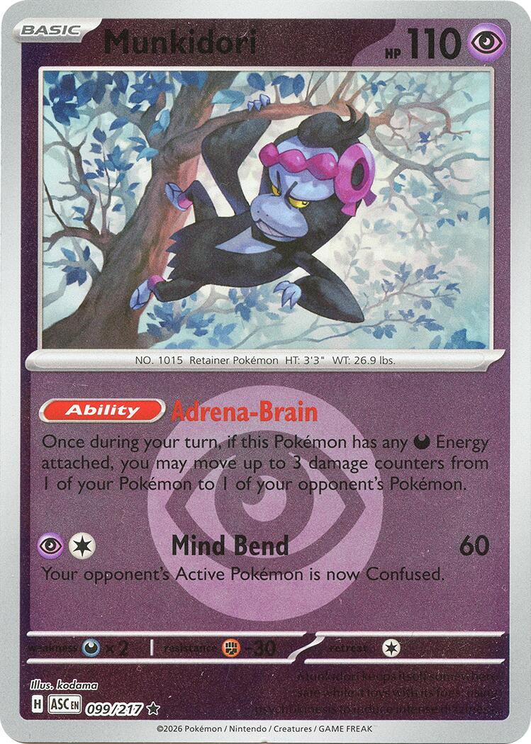 Munkidori (099/217) (Energy Symbol Pattern) [Mega Evolution: Ascended Heroes] | Gear Gaming Bentonville