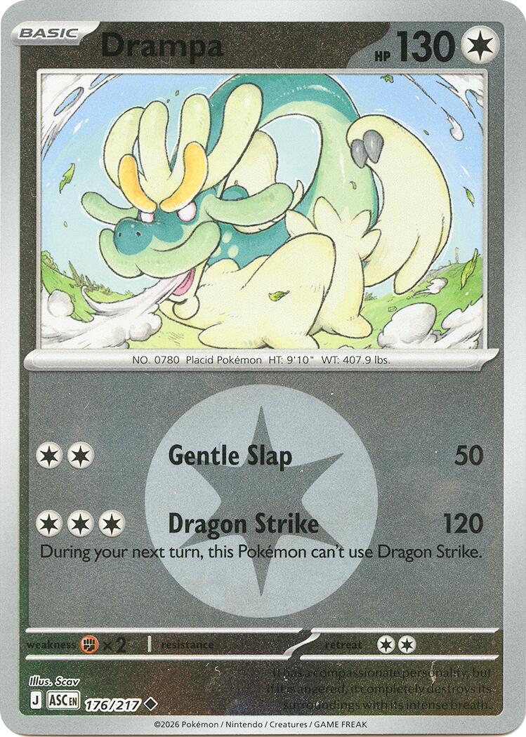 Drampa (176/217) (Energy Symbol Pattern) [Mega Evolution: Ascended Heroes] | Gear Gaming Bentonville