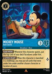Mickey Mouse - Bob Cratchit (159/204) [Winterspell] | Gear Gaming Bentonville