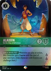 Aladdin - On the Edge of Adventure (Epic) (211/204) [Winterspell] | Gear Gaming Bentonville