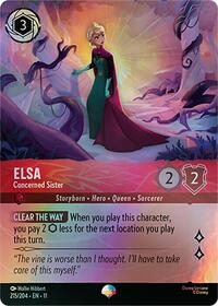 Elsa - Concerned Sister (Epic) (215/204) [Winterspell] | Gear Gaming Bentonville