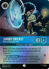 Jiminy Cricket - Ghost of Christmas Past (Epic) (218/204) [Winterspell] | Gear Gaming Bentonville