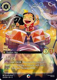 Lilo - Rock Star (Enchanted) (223/204) [Winterspell] | Gear Gaming Bentonville