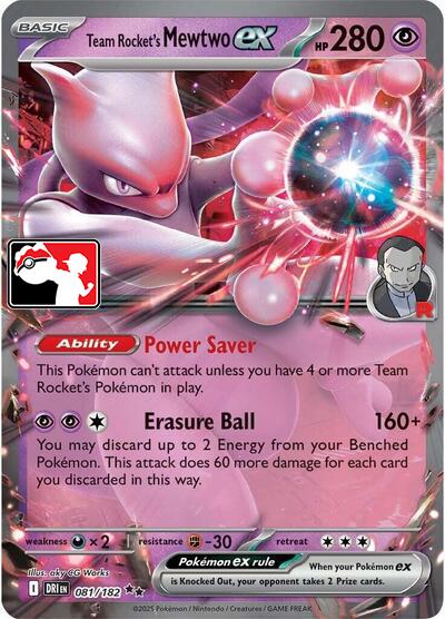 Team Rocket's Mewtwo ex (079/217) [Prize Pack Series Eight] | Gear Gaming Bentonville