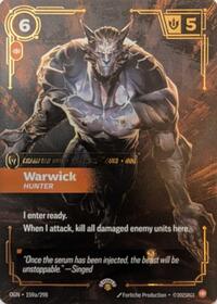 Warwick - Hunter [Riftbound Promotional Cards] | Gear Gaming Bentonville