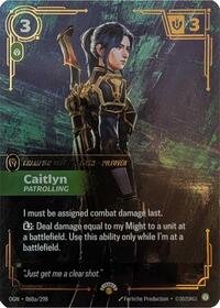 Caitlyn - Patrolling [Riftbound Promotional Cards] | Gear Gaming Bentonville