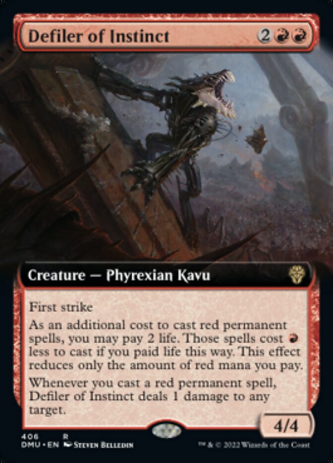 Defiler of Instinct (Extended Art) [Dominaria United] | Gear Gaming Bentonville