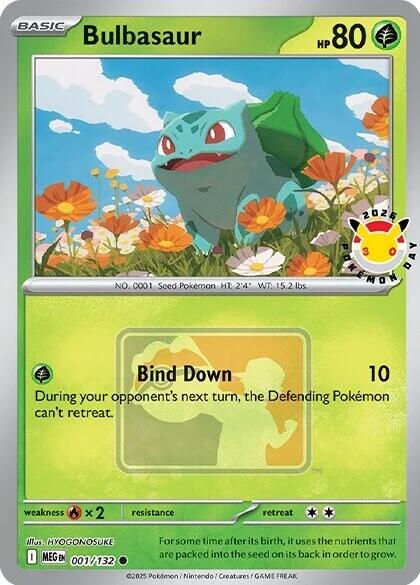 Bulbasaur (001/132) (Pokemon Day 2026) [Miscellaneous Cards] | Gear Gaming Bentonville