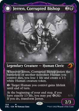 Jerren, Corrupted Bishop // Ormendahl, the Corrupted [Innistrad: Double Feature] | Gear Gaming Bentonville