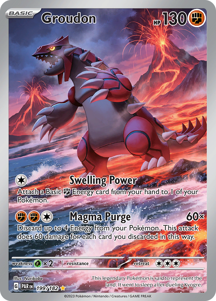 Groudon (199/182) [Scarlet & Violet: Paradox Rift] | Gear Gaming Bentonville