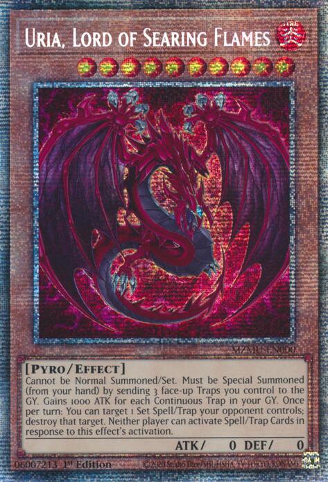 Uria, Lord of Searing Flames (Starlight Rare) [MZMU-EN000] Starlight Rare | Gear Gaming Bentonville